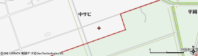 山形県酒田市丸沼東サビ周辺の地図
