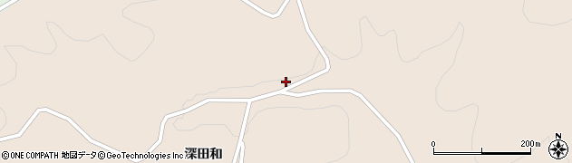 岩手県一関市藤沢町黄海深田和337周辺の地図