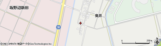 山形県酒田市広野奥井205周辺の地図
