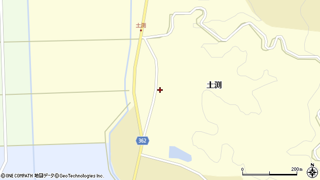 〒999-6839 山形県酒田市土渕の地図