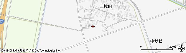 山形県酒田市丸沼二枚田28周辺の地図