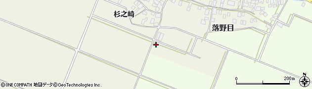 山形県酒田市落野目（加久地）周辺の地図