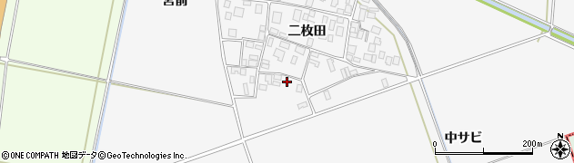 山形県酒田市丸沼二枚田33周辺の地図
