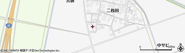 山形県酒田市丸沼二枚田18周辺の地図