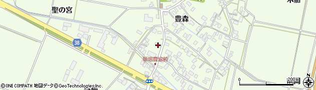 山形県酒田市新堀豊森3周辺の地図