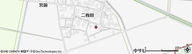 山形県酒田市丸沼二枚田6周辺の地図