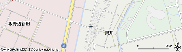 山形県酒田市広野奥井215周辺の地図