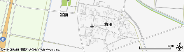 山形県酒田市丸沼二枚田51周辺の地図