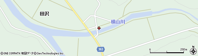 山形県酒田市田沢小平5-4周辺の地図
