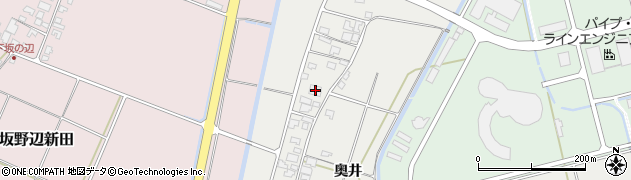 山形県酒田市広野奥井222周辺の地図