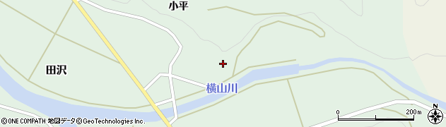 山形県酒田市田沢小平2周辺の地図