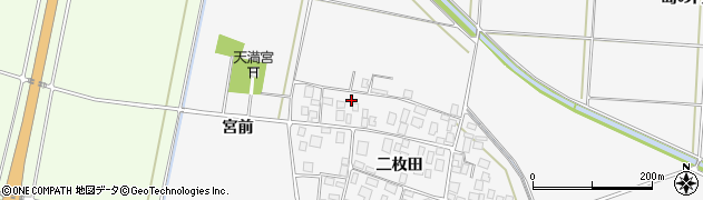 山形県酒田市丸沼二枚田84周辺の地図