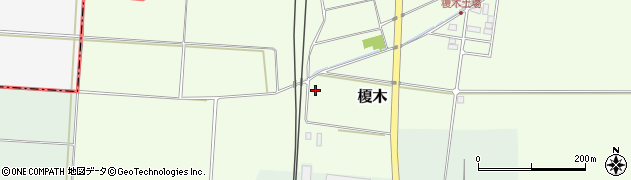 山形県庄内町（東田川郡）榎木周辺の地図