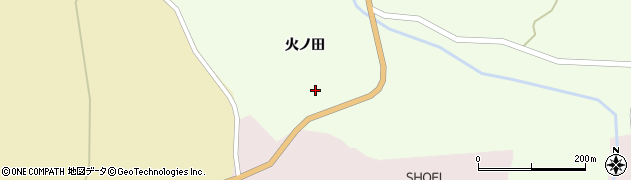 岩手県一関市藤沢町砂子田火ノ田45周辺の地図