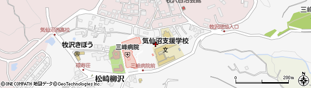 三峰病院周辺の地図