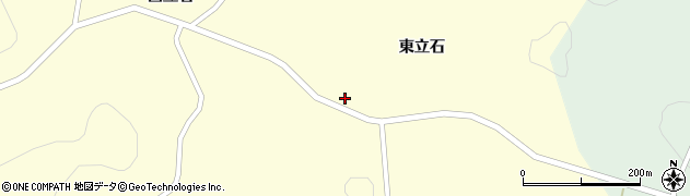 岩手県一関市藤沢町西口東立石121周辺の地図