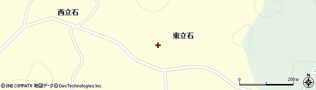 岩手県一関市藤沢町西口東立石125周辺の地図