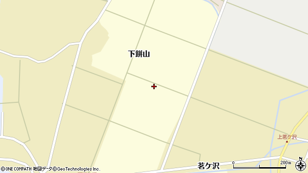 〒999-6846 山形県酒田市下餅山の地図