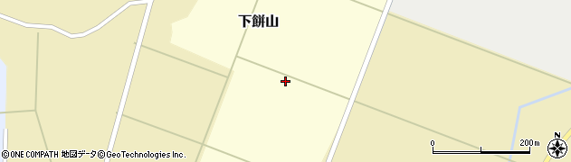 山形県酒田市下餅山（村下）周辺の地図