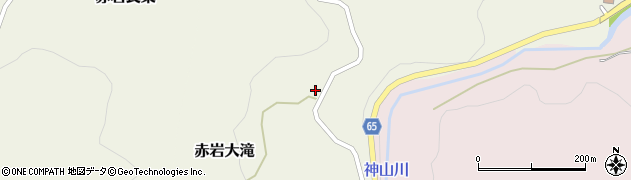 宮城県気仙沼市赤岩大滝47周辺の地図