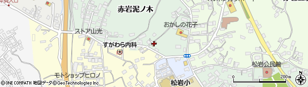 赤岩親交会館周辺の地図
