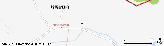 宮城県栗原市金成片馬合日向22周辺の地図
