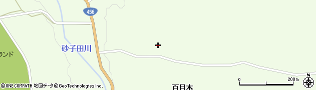 岩手県一関市藤沢町砂子田（散平）周辺の地図
