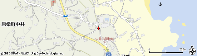 中井簡易郵便局周辺の地図