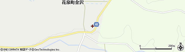 岩手県一関市花泉町金沢一の沢周辺の地図