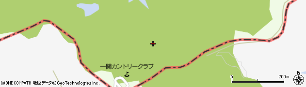 岩手県一関市萩荘黒木周辺の地図