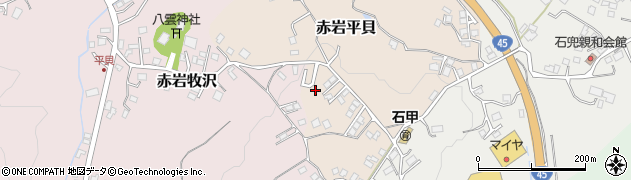 宮城県気仙沼市赤岩平貝17周辺の地図