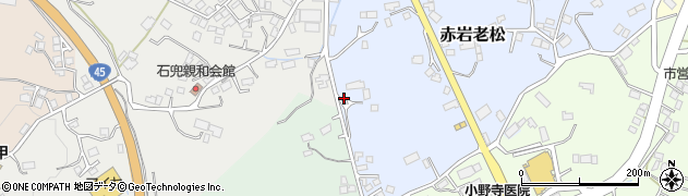 宮城県気仙沼市赤岩老松周辺の地図