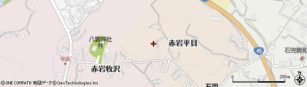 宮城県気仙沼市赤岩平貝19周辺の地図