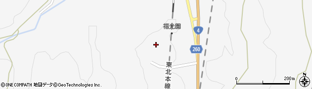 岩手県一関市真柴武奈沢周辺の地図