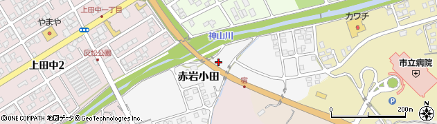 宮城県気仙沼市赤岩小田周辺の地図
