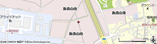 山形県酒田市宮野浦飯森山南周辺の地図