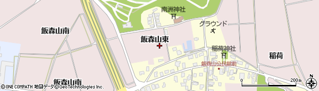 山形県酒田市宮野浦（飯森山東）周辺の地図
