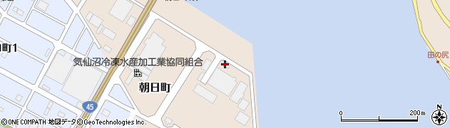 横浜冷凍株式会社　気仙沼冷凍工場周辺の地図