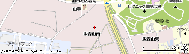 山形県酒田市宮野浦周辺の地図
