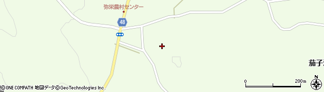 岩手県一関市弥栄茄子沢236周辺の地図