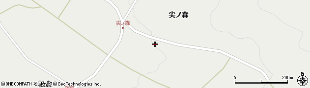 岩手県一関市千厩町小梨尖ノ森221周辺の地図