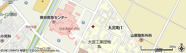 株式会社カネコ商会　酒田営業所周辺の地図