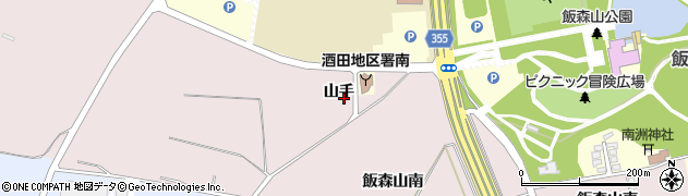山形県酒田市宮野浦（山手）周辺の地図