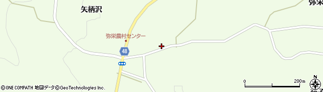 岩手県一関市弥栄梅ケ崎50周辺の地図
