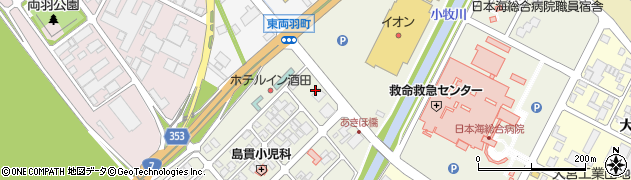 酒田第一タクシー株式会社周辺の地図