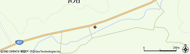 岩手県一関市萩荘芦ノ口52周辺の地図