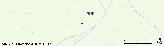 岩手県一関市萩荘窪田13周辺の地図
