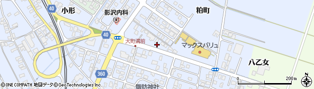山形県酒田市砂越（粕町）周辺の地図