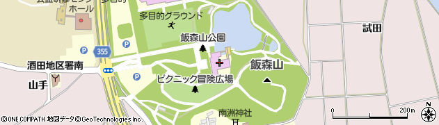 土門拳記念館周辺の地図