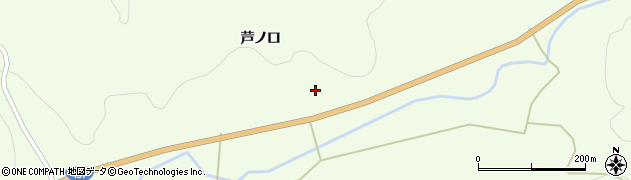 岩手県一関市萩荘芦ノ口51周辺の地図